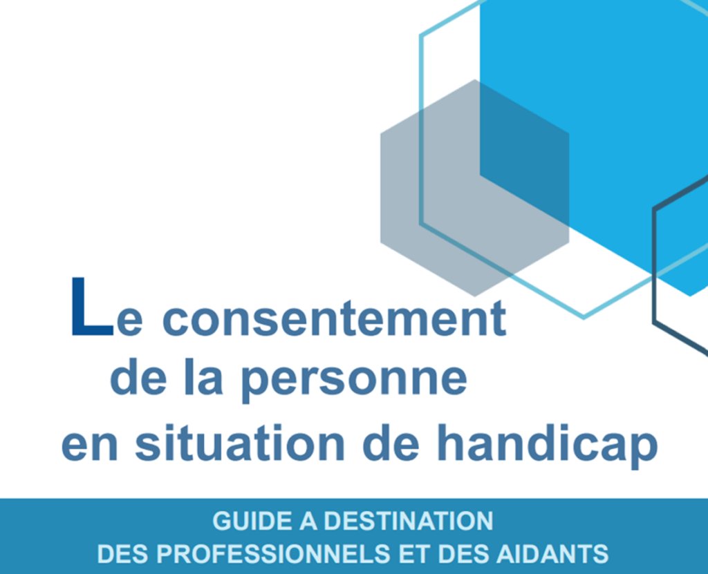 couverture du guide Consentement de la personne en situation de handicap